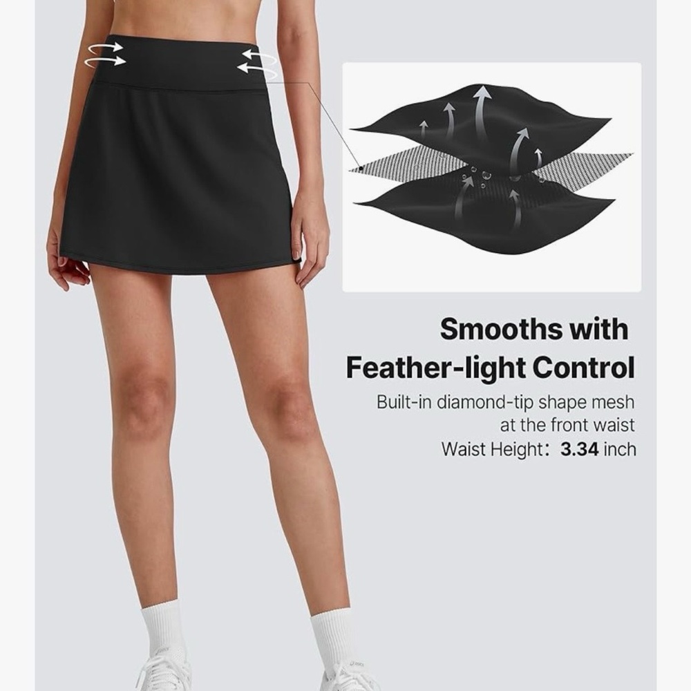 Athletic Skort with hidden pockets